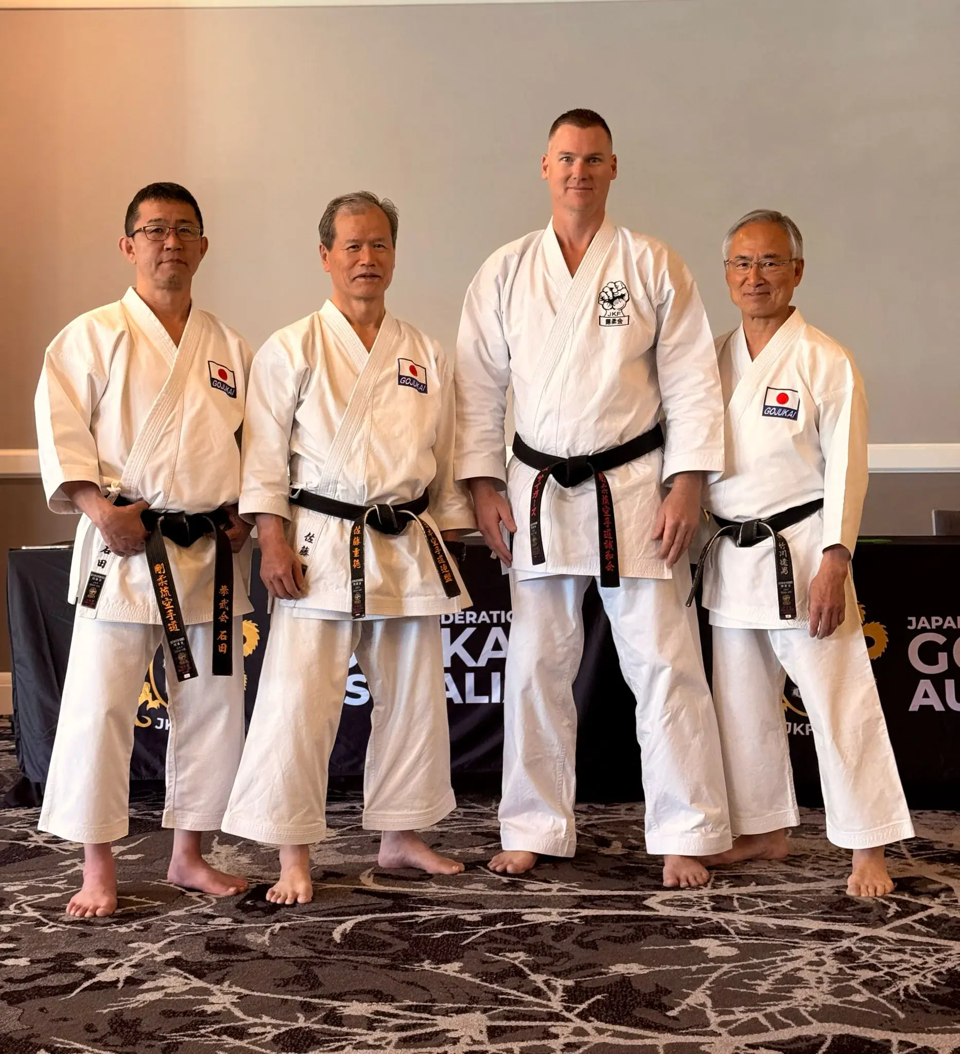 Senior Goju Ryu instructors training